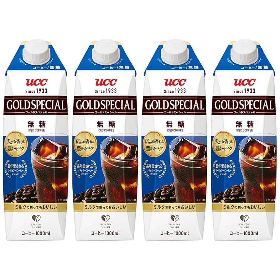 Amazon.co.jp: UCC ゴールドスペシャル アイスコーヒー 無糖 紙